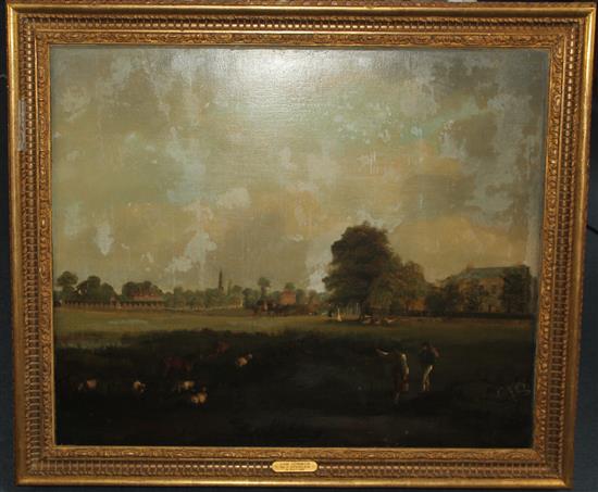 J* Spencer (fl.1812-1822) Ham Common, 25 x 30in.